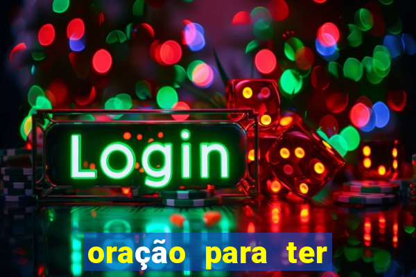 oração para ter sorte em tudo